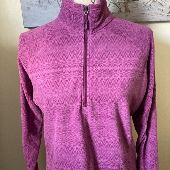 Marmot women’s purple 1/4 zip fleece lightweight pullover, hiking, size large - Picture 4 of 9
